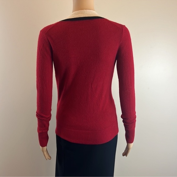 VERONICA BEARD Beard Barrett Cashmere V Neck Sweater - Picture 4 of 6